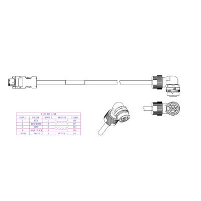 Veichi, VE04-L100-2ENL, Ekonomik Servo, Aksesuar - 1