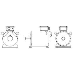 Veichi, VM7-H40D-20006-S1W, Standart Servo Motor, 200kW - Veichi
